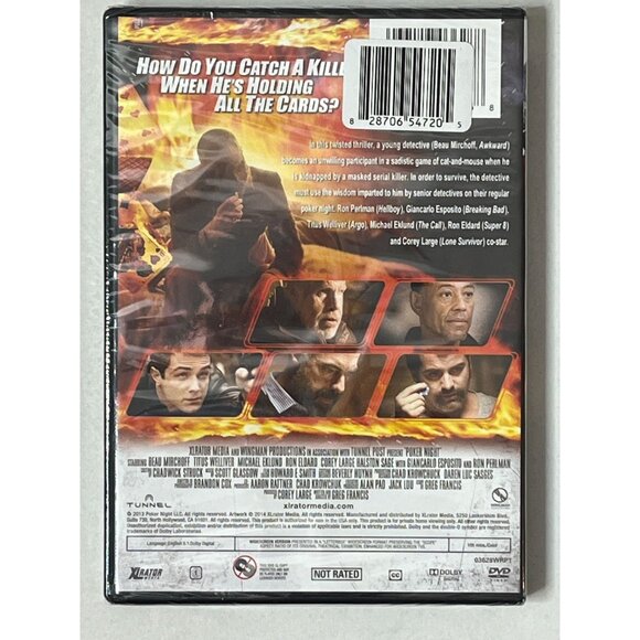 Poker Night DVD Movie Horror Film Thrillers Mystery Detective Ron Perlman Videos - Picture 5 of 5